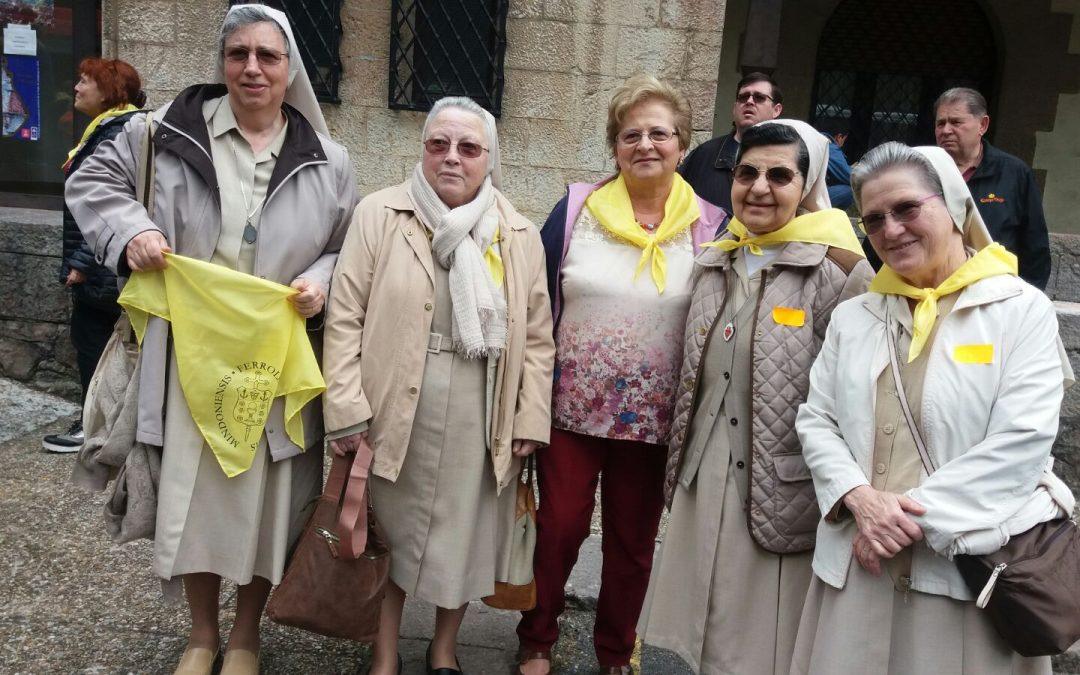 As Irmans da Comunidade de Burela peregrinan ao Santuario de Covadonga