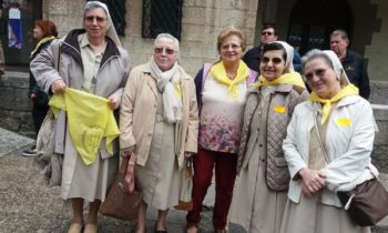 As Irmans da Comunidade de Burela peregrinan ao Santuario de Covadonga