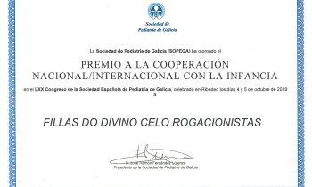 PREMIO A LA COOPERACIÓN CON LA INFANCIA