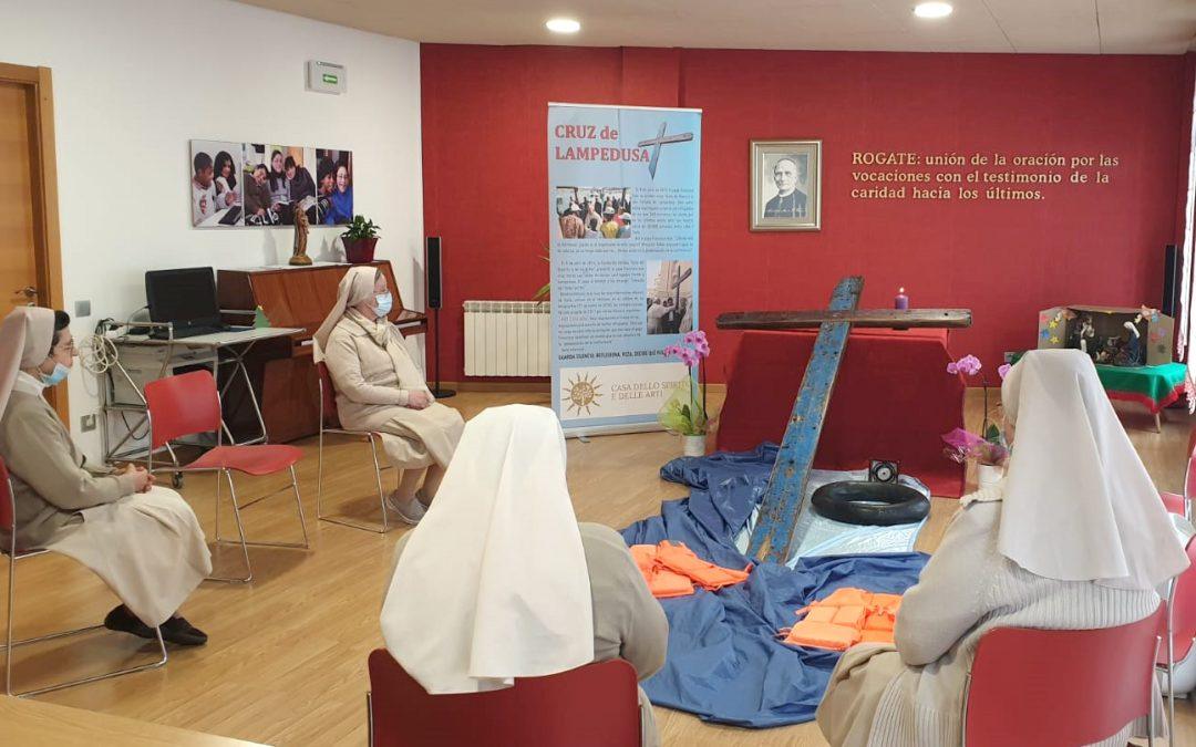 LA «CRUZ DE LAMPEDUSA» EN EL CENTRO SAN ANÍBAL DE BURELA