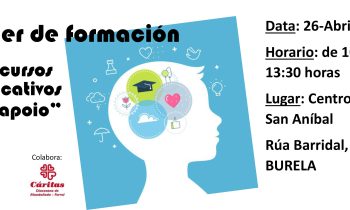 TALLER DE FORMACIÓN “RECURSOS EDUCATIVOS DE APOIO” (26 DE ABRIL)