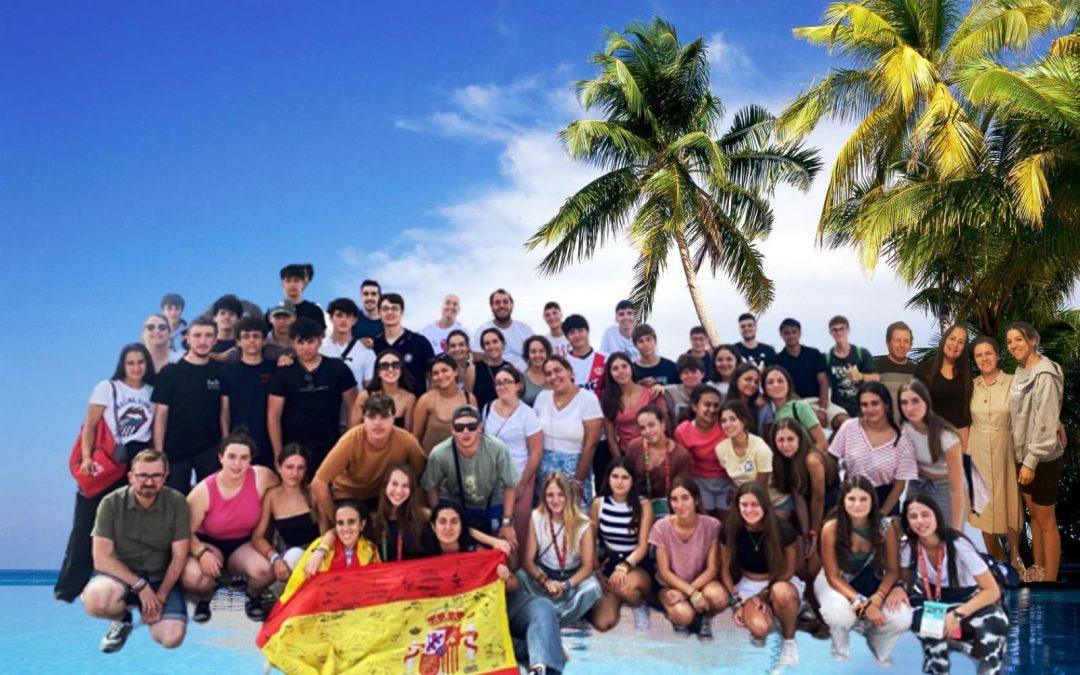 CON LOS JÓVENES EN LA JMJ DE LISBOA (ROGACIONISTAS DE MADRID)