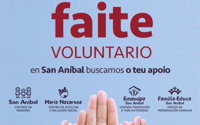 INICIAMOS A NOSA CAMPAÑA DE VOLUNTARIADO